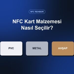 haber-malzeme PVC, metal ve ahşap NFC kart malzemeleri karşılaştırması